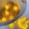 8414-ec430f.jpg guirlande lumineuse LED — Guirlande lumineuse de pâques, 1.5M, 10 led, œufs de poulet, à piles, féerique, décoration