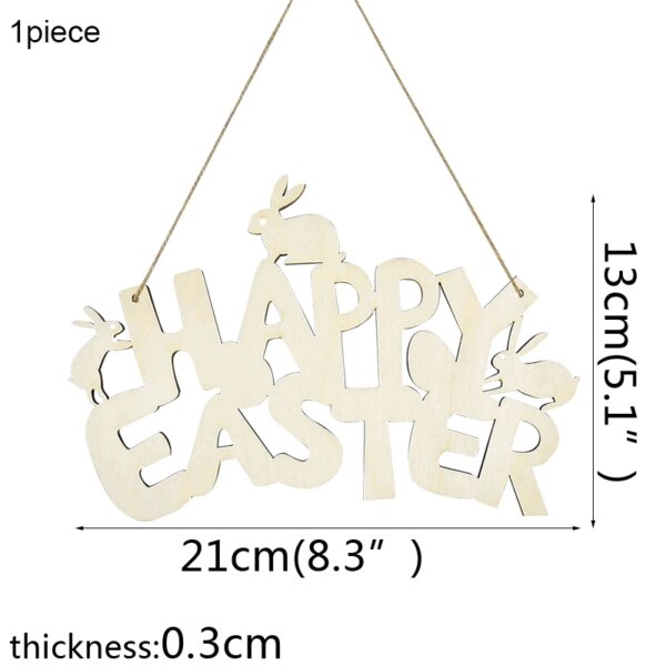 Guirlande lumineuse à 10Led pour décoration de pâques, lapin, œuf, féerique, mariage, fête