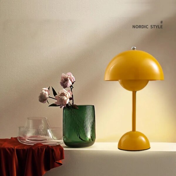 8598-3dba3c.jpg lampe de chevet en forme de champignon, avec interrupteur tactile