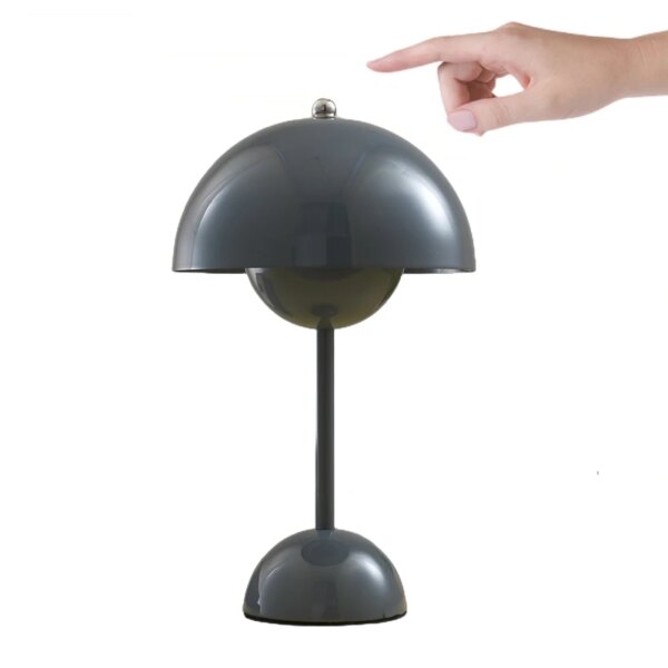8603-b2c5c6.jpg lampe de chevet en forme de champignon, avec interrupteur tactile