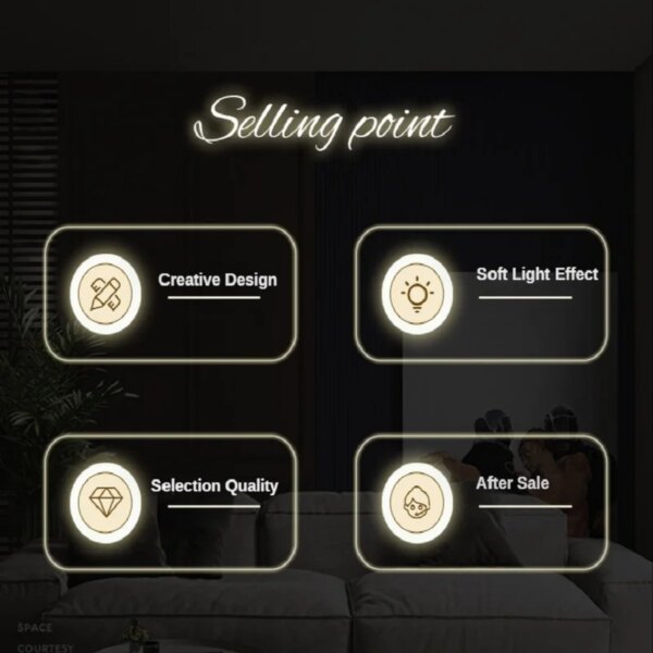 Lampe de chevet LED tactile en forme de champignon, luminaire décoratif d'intérieur