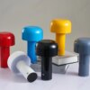 Lampe de Table en forme de champignon de styliste italien, Portable, sans fil, tactile