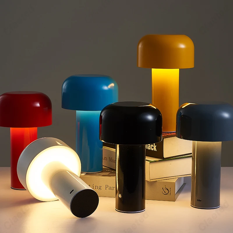 Table forme lampe de — Lampe de Table en forme de champignon de styliste italien, Portable, sans fil, tactile | belleveilleuse.fr