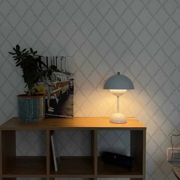 Lampe de Table Led en forme de fleur, veilleuse de Table en forme de champignon