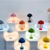 Lampe de Table Led en forme de fleur, veilleuse de Table en forme de champignon