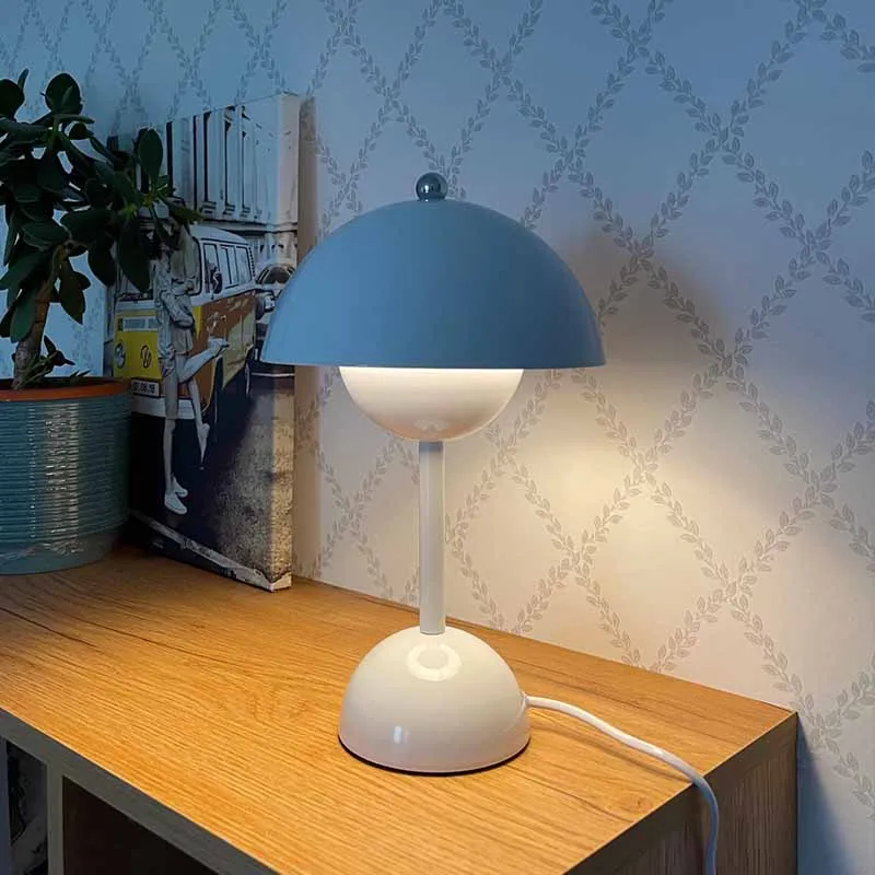 8768-940303.jpg Lampe de Table Led en forme de fleur, veilleuse de Table en forme de champignon