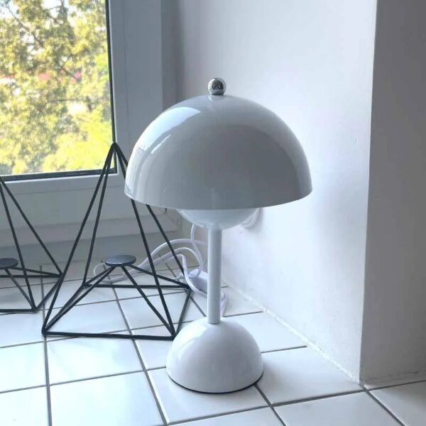 Lampe de Table Led en forme de fleur, veilleuse de Table en forme de champignon