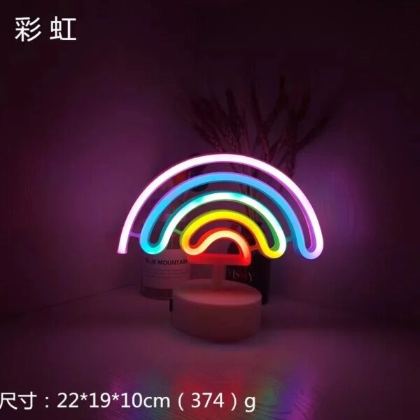 lampe neon LED chat, lumières décoratives murales, pour Bar