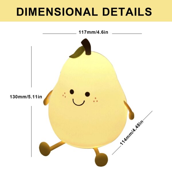 9113-611bc6.jpg Lampe poire en Silicone, Rechargeable par USB, variateur tactile