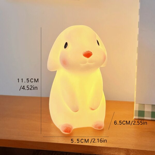 Lampe lune en gel de silice, alimentée par piles boutons