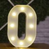 lampe decorative Lettres de l'alphabet 16cm, lumières LED