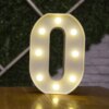 lampe decorative Lettres de l'alphabet 16cm, lumières LED