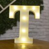 lampe decorative Lettres de l'alphabet 16cm, lumières LED