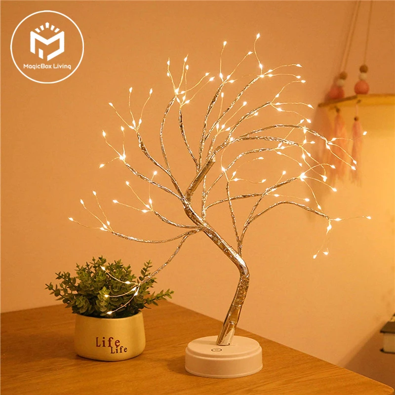 923-d1e8f5.jpg Mini guirlande lumineuse en fil de cuivre, sapin de noël, lampe féerique, luminaire décoratif