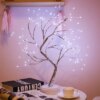 Mini guirlande lumineuse en fil de cuivre, sapin de noël, lampe féerique, luminaire décoratif