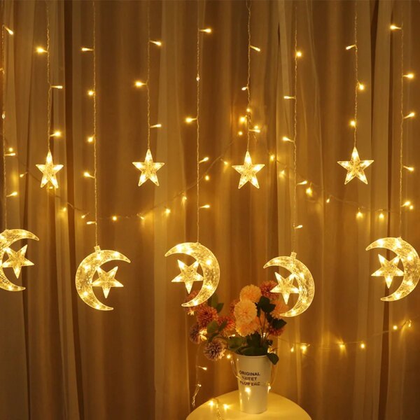 Guirlande lumineuse lune