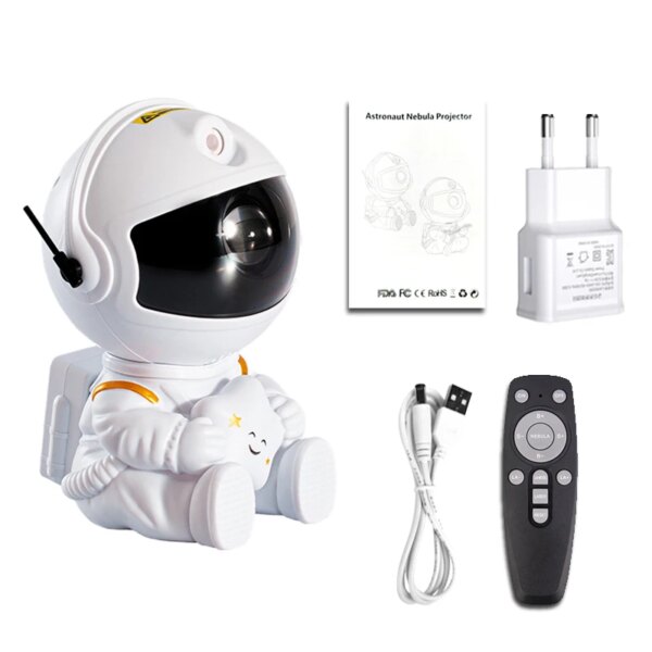 veilleuse projecteur d'astronaute ciel étoilé galaxie étoiles projecteur veilleuse