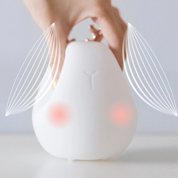 9463-e7b6d5.jpg Lampe lapin en Silicone souple, Rechargeable par USB