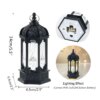 lanterne coranique LED Eid Mubarak, 1 pièce, petite lampe, décoration pour la maison