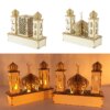 9489-3ec7e5.jpg veilleuse islamique mosquée, Plaque en bois, fournitures de Festival