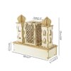 9489-c7ab26.jpg veilleuse islamique mosquée, Plaque en bois, fournitures de Festival
