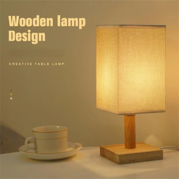 9528-51ee39.jpg Lampe de Table LED en bois avec télécommande et alimentation USB