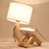 9573-6b6d02.jpg Lampe de bureau Robot LED en bois massif 12W, design créatif