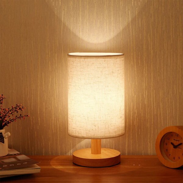 9681-7342cc.jpg veilleuse bois — Lampe de Table classique en bois Rechargeable avec cylindre