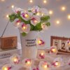 Guirlande lumineuse LED papillon fleur batterie USB