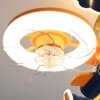 Plafonnier led décoratif avec ventilateur intégré, luminaire décoratif de plafond