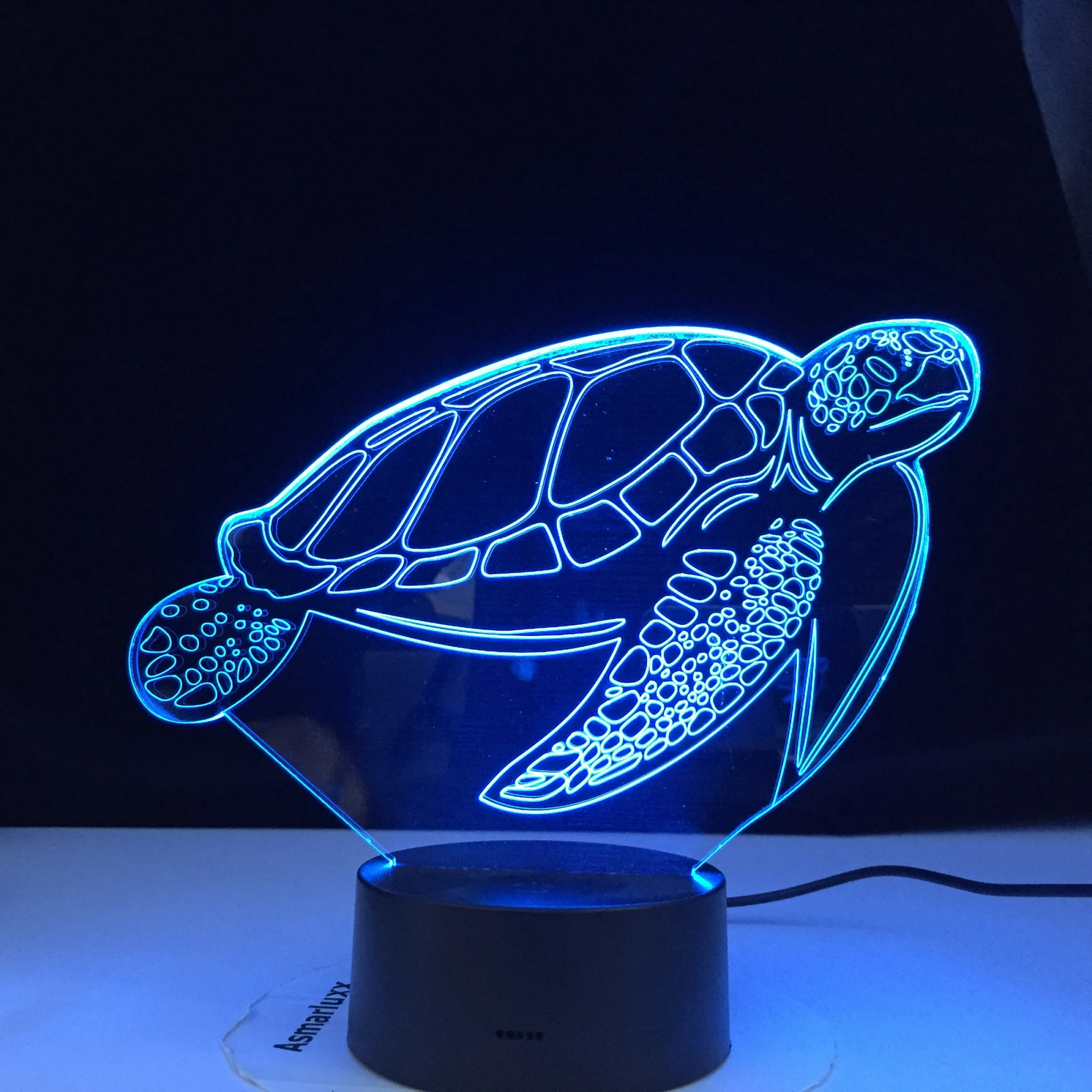 Veilleuse tortue LED 3D lampe bebe tendances 2028